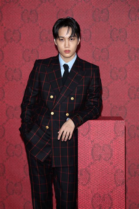 kai gucci vogue|EXO’s Kai Stole The Show at Gucci During Milan Fashion Week.